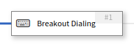 the Breakout Dialing node